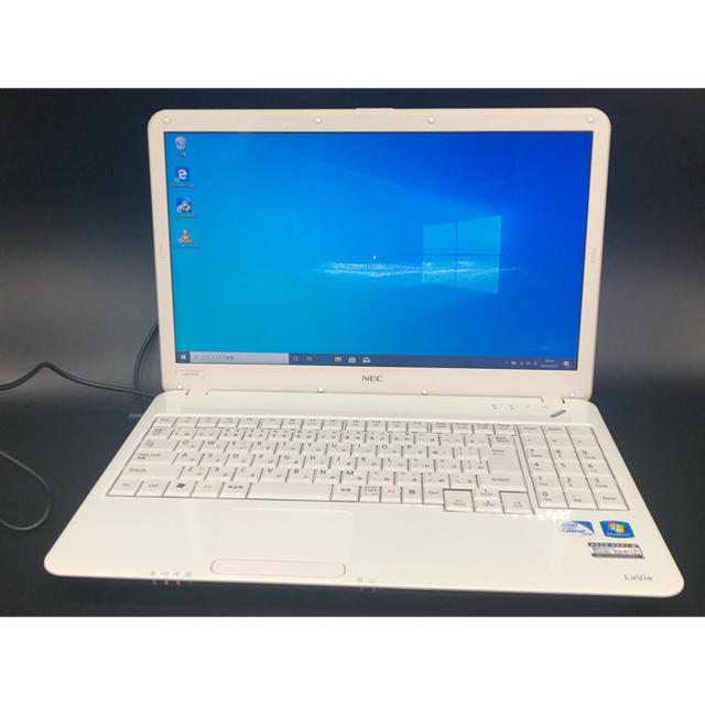 NEC(エヌイーシー)のWindows10 NEC エクストラホワイト ノートパソコン オフィス スマホ/家電/カメラのPC/タブレット(ノートPC)の商品写真