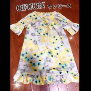 オフオン(OFUON)の699円均一❤️OFUON❤️フレア袖 きれいめワンピ(ひざ丈ワンピース)