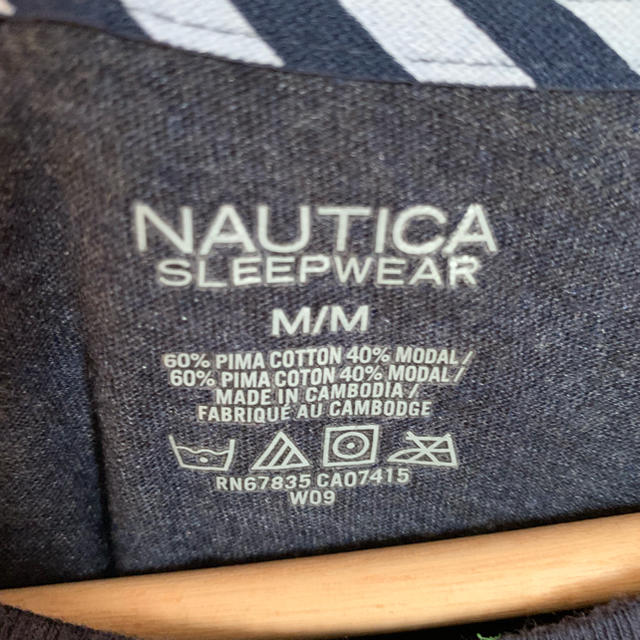 NAUTICA(ノーティカ)のUSA古着 ノーティカ Tシャツ M パジャマ メンズのトップス(Tシャツ/カットソー(半袖/袖なし))の商品写真