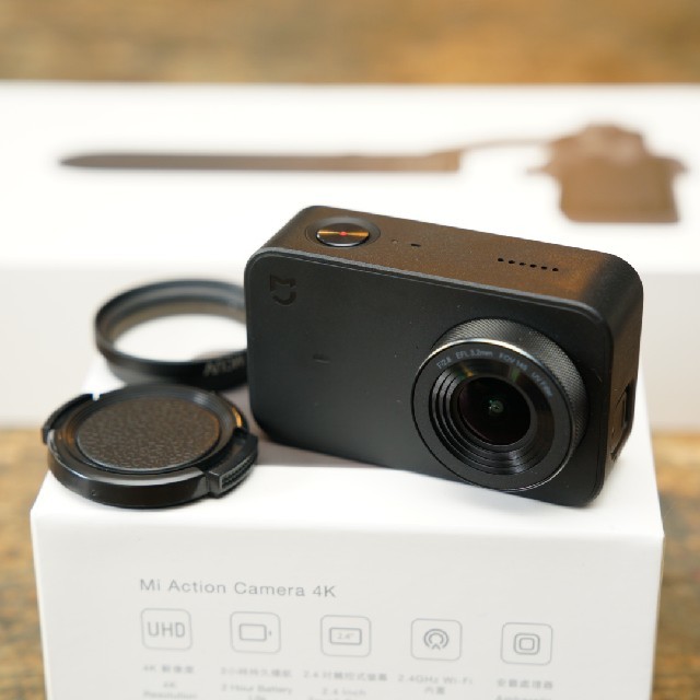 【画質GoPro並】xiaomi mijia mini 4k＆専用ジンバル スマホ/家電/カメラのカメラ(ビデオカメラ)の商品写真