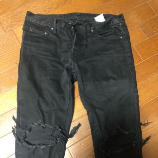 フィアオブゴッド(FEAR OF GOD)のmnml m1 black ミニマル デニム スキニー 黒 ブラック 29インチ(デニム/ジーンズ)