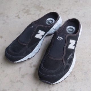 ニューバランス(New Balance)の26 New Balance M801SBK サンダル スリッポン(サンダル)