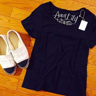 アバンリリー(Avan Lily)のシンプル♡黒Tシャツ(Tシャツ(半袖/袖なし))