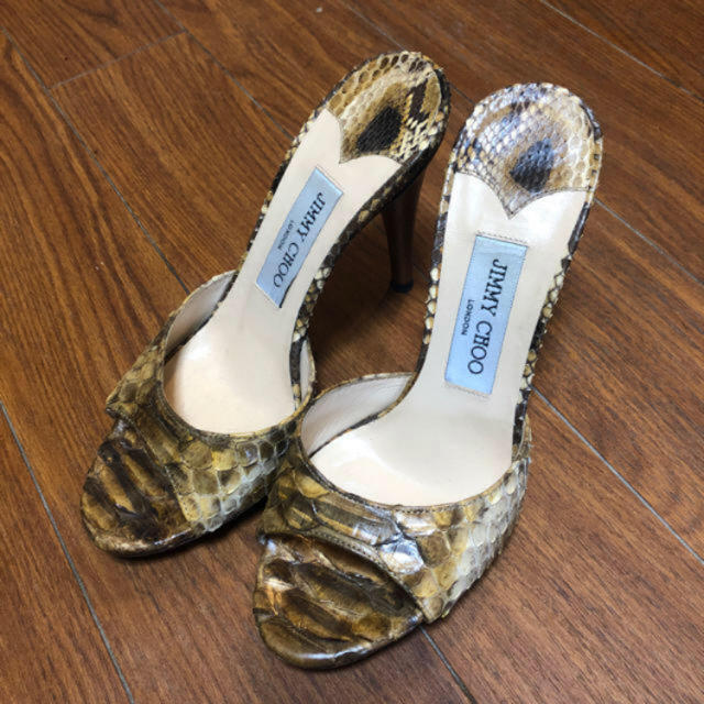 JIMMY CHOO ジミーチュウ サイズ37 サンダル ユーズド