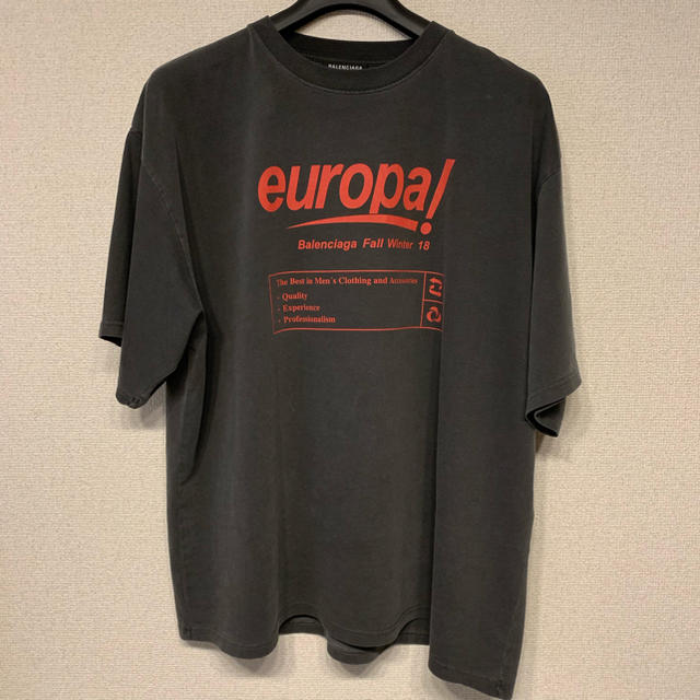 Tシャツ/カットソー(半袖/袖なし)BALENCIAGA europa tシャツ