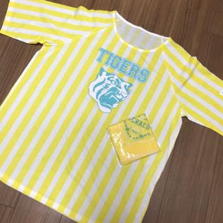 ハンシンタイガース(阪神タイガース)の【非売品】TORACO×グランフロント大阪 BIG Tシャツ＋バンダナセット(応援グッズ)