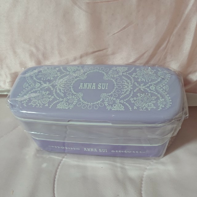 ANNA SUI(アナスイ)のアナスイ 二段式 ランチボックス ノベルティ インテリア/住まい/日用品のキッチン/食器(弁当用品)の商品写真