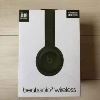 ビーツバイドクタードレ(Beats by Dr Dre)のbeats solo3wireless ターフグリーン(ヘッドフォン/イヤフォン)