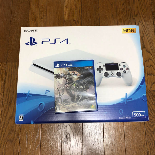 PS4 モンスターハンターワールド付き 【保証期間中】