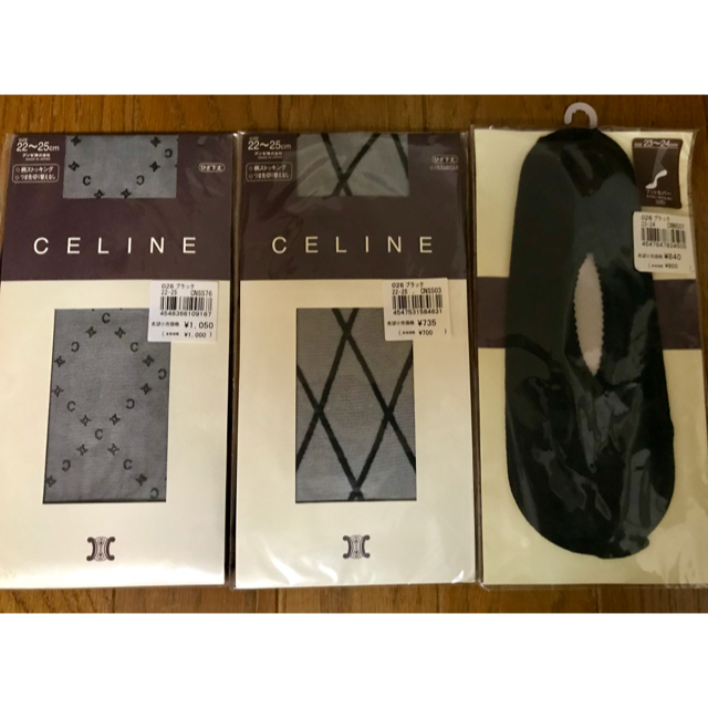 celine(セリーヌ)の新品未使用 定価7,140円 セリーヌ CELINE ストッキング 6点セット レディースのレッグウェア(タイツ/ストッキング)の商品写真