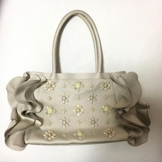 トゥービーシック(TO BE CHIC)のトゥービーシック TO BE CHIC トートバッグ ナイロン ビジュー バッグ(ハンドバッグ)