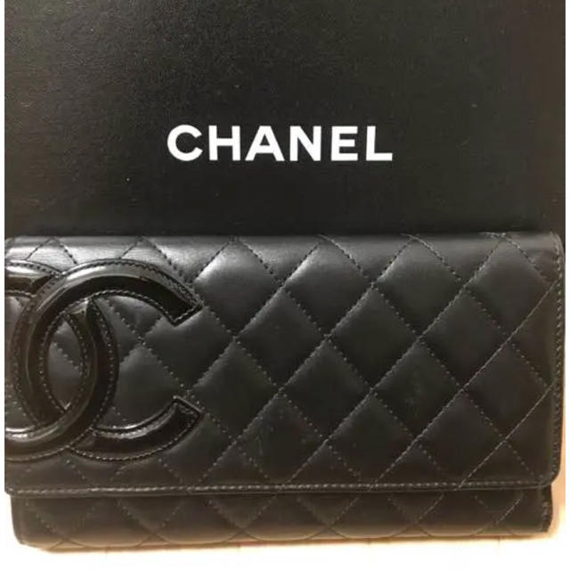 ⭐️専用箱付き⭐️CHANEL⭐️カーフスキン⭐️デカココ⭐️フラップ⭐️長財布⭐️