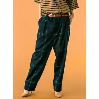 ビューティアンドユースユナイテッドアローズ(BEAUTY&YOUTH UNITED ARROWS)のTW TARTAN CHECK WIDE 1P PANTS(スラックス)