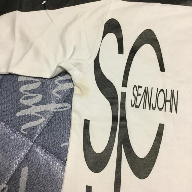 Sean John(ショーンジョン)のショーンジョン  ホワイト Tシャツ XL メンズのトップス(Tシャツ/カットソー(半袖/袖なし))の商品写真