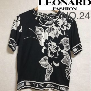 レオナール(LEONARD)の値下げ中、LEONARD、レオナール、半袖、夏、花柄、美品、おしゃれ、人気(カットソー(半袖/袖なし))