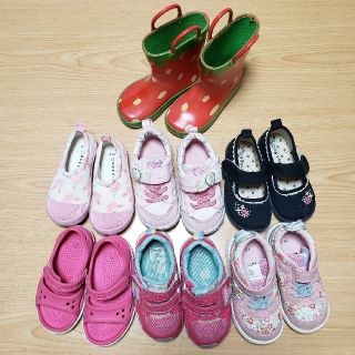 クロックス(crocs)のmima様専用★　靴　長靴　14.5～15㎝　7足　レギンス4枚まとめ売り(スニーカー)