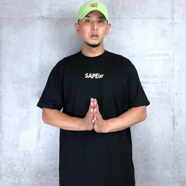 Supreme(シュプリーム)のSAPEur サプール ロッドマン T ブラック XXL  メンズのトップス(Tシャツ/カットソー(半袖/袖なし))の商品写真
