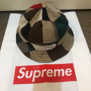 シュプリーム(Supreme)のsupreme patchwork bell hat ハット マルチカラー(ハット)