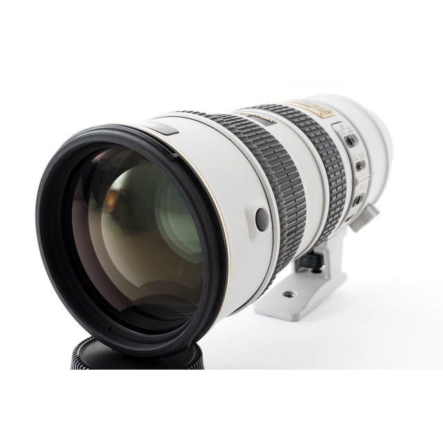 Nikon(ニコン)の☆手振れ補正搭載望遠☆ニコン AF-S 70-200mm F2.8 ライトグレー スマホ/家電/カメラのカメラ(レンズ(ズーム))の商品写真