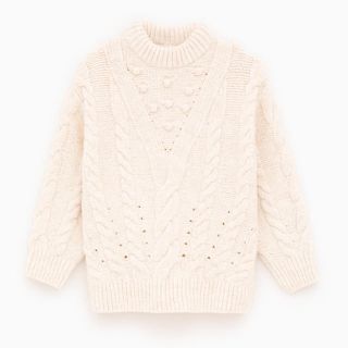 ザラキッズ(ZARA KIDS)のZARA kids ケーブルセーター(ニット)