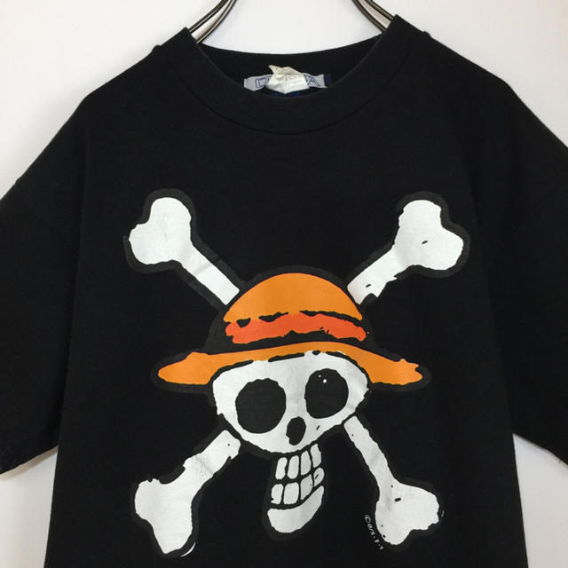 集英社(シュウエイシャ)の【レア】 COSPA コスパ製 ONE PIECE ワンピース Tシャツ 古着 メンズのトップス(Tシャツ/カットソー(半袖/袖なし))の商品写真