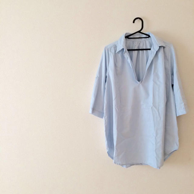 チュニックシャツ レディースのトップス(シャツ/ブラウス(長袖/七分))の商品写真