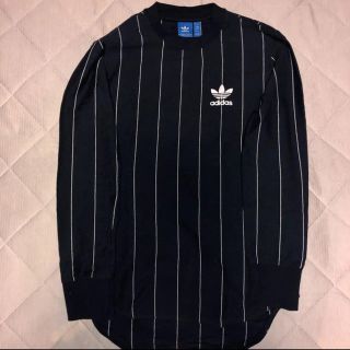 アディダス(adidas)のAdidas アディダス ストライプシャツ ロンT(Tシャツ/カットソー(七分/長袖))