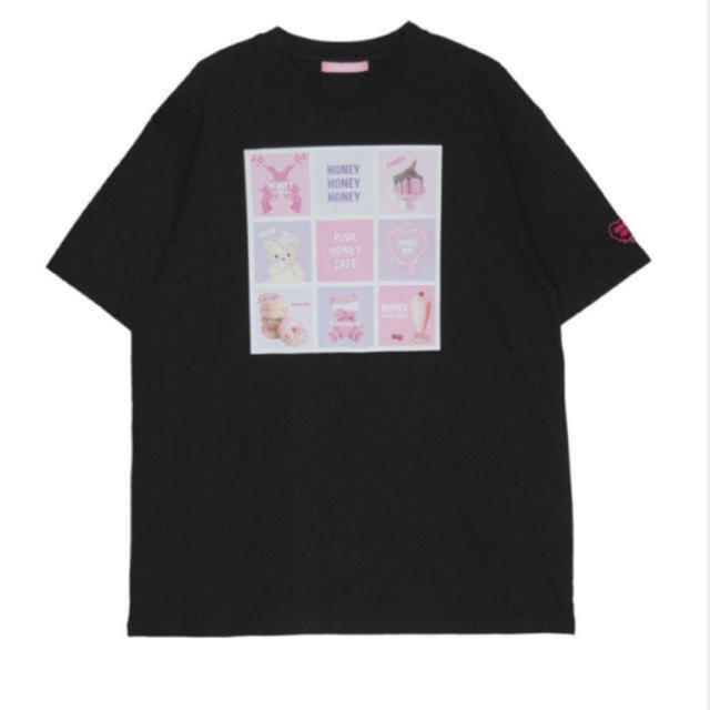 Honey Cinnamon - HONEY CINNAMON くまBIG Tシャツ ブラック タグ付き ...