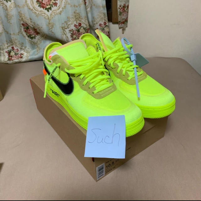 off-white nike airforce1 volt 28.5