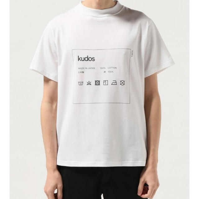 SUNSEA(サンシー)のKUDOS CARE-TAG T-SHIRT/White サイズ2 メンズのトップス(Tシャツ/カットソー(半袖/袖なし))の商品写真