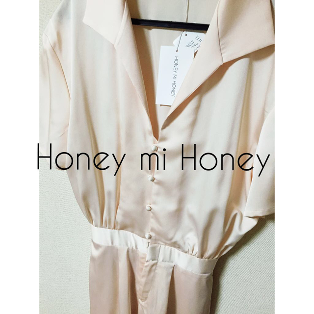 Honey mi Honey - HoneymiHoney ロンパースの通販 by nk ｜ハニーミー ...