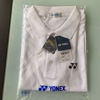 ヨネックス(YONEX)のヨネックス 白ポロシャツ 男女共用 L(ポロシャツ)