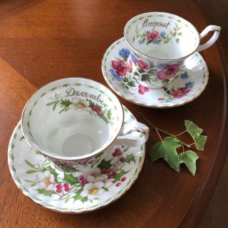 ロイヤルアルバート(ROYAL ALBERT)のロイヤルアルバート★マンスリーカップ★2客(食器)