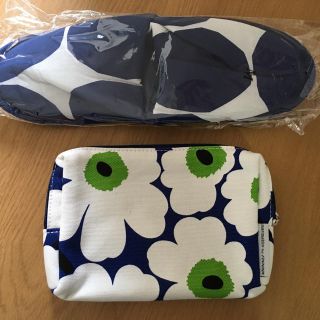 マリメッコ(marimekko)のマリメッコ ポーチとスリッパ(旅行用品)