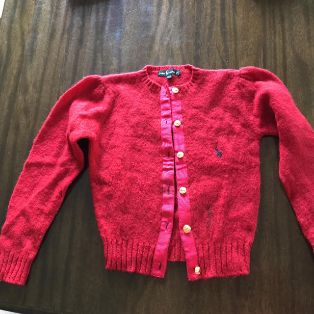 Ralph Lauren(ラルフローレン)のラルフローレン カーディガン キッズ/ベビー/マタニティのキッズ服女の子用(90cm~)(カーディガン)の商品写真