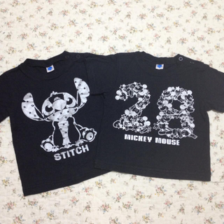 ディズニー(Disney)のディズニー Tシャツ 二枚セット＊90(その他)