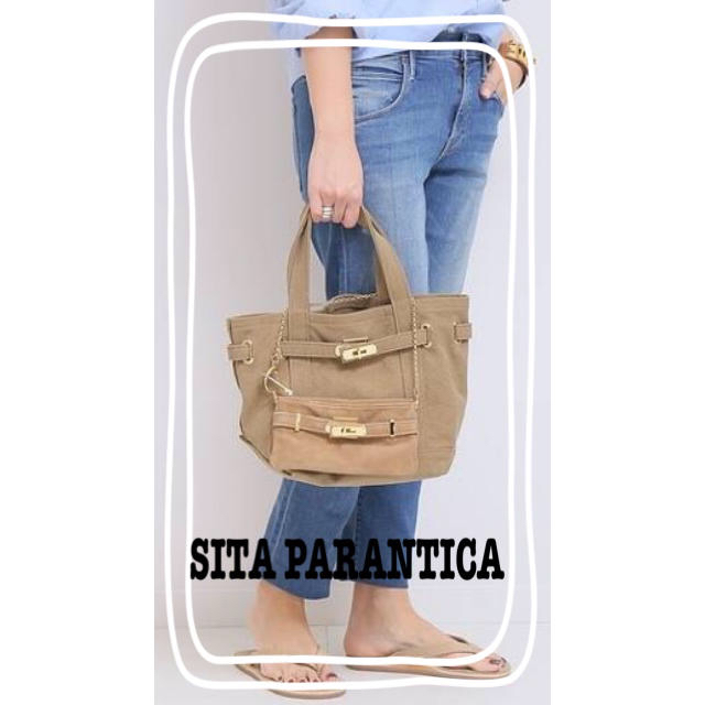 新品 SITA PARANTICA CANVAS TOTE BAG ベージュ