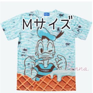 ディズニー(Disney)のドナルドアイスクリームTシャツMサイズ(Tシャツ/カットソー(半袖/袖なし))