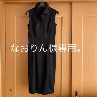 エムプルミエ(M-premier)の【美品】エムプルミエ  シャツワンピース 38(ひざ丈ワンピース)