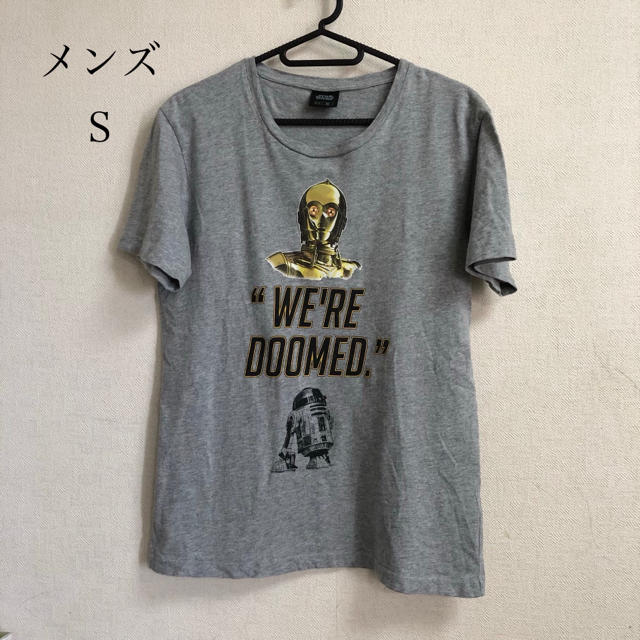 GU(ジーユー)のメンズ Tシャツ Ｓサイズ スターウォーズ 綿100% GU グレー メンズのトップス(Tシャツ/カットソー(半袖/袖なし))の商品写真