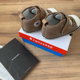 コンバース(CONVERSE)のコンバース ベビー ブラウン 14センチ(スニーカー)