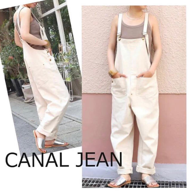 【CANAL JEAN】via j ツイルサロペットレディース