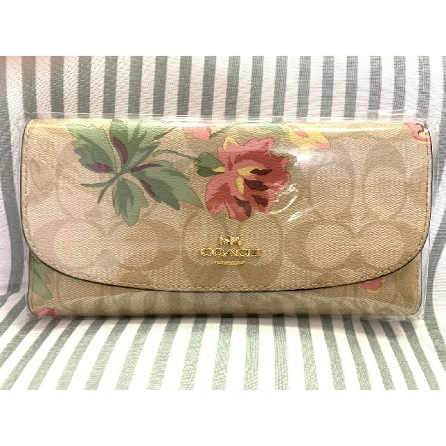 COACH - 【新品】コーチ 財布 COACH  シグネチャー リリィ  長財布 F73006