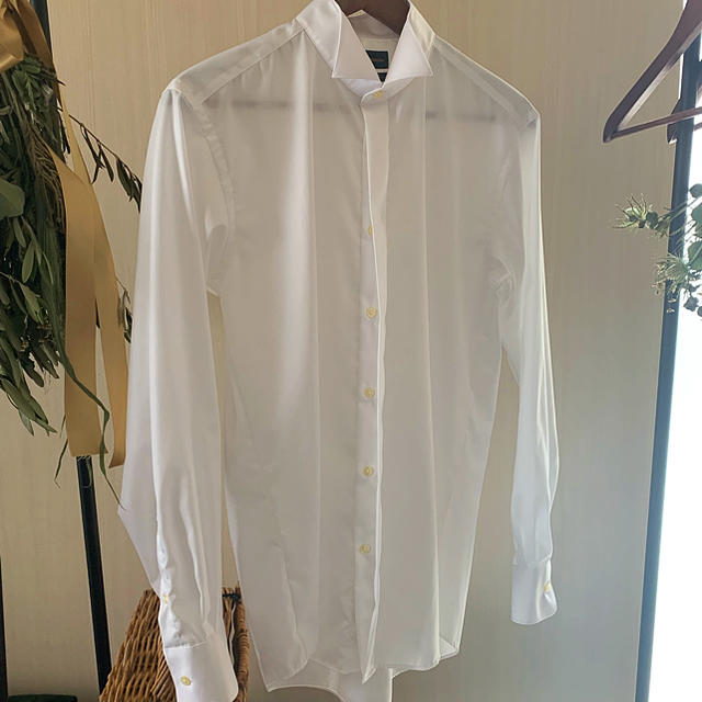 青山(アオヤマ)の新郎 ウイングカラーシャツ メンズのトップス(シャツ)の商品写真