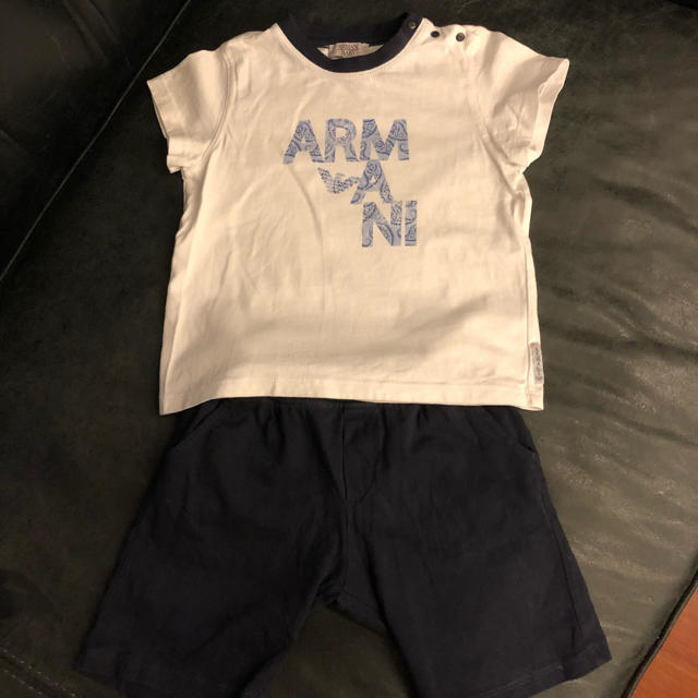 ARMANI JUNIOR(アルマーニ ジュニア)の☆正規ARMANI BABY・Tシャツセット☆ キッズ/ベビー/マタニティのキッズ服男の子用(90cm~)(Tシャツ/カットソー)の商品写真