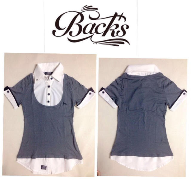 BACKS(バックス)のBACKS★重ね着風トップス レディースのトップス(シャツ/ブラウス(半袖/袖なし))の商品写真