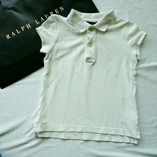 ラルフローレン(Ralph Lauren)のラルフローレン ポロシャツ 3T 95 100  RALPHLAUREN 白(Tシャツ/カットソー)