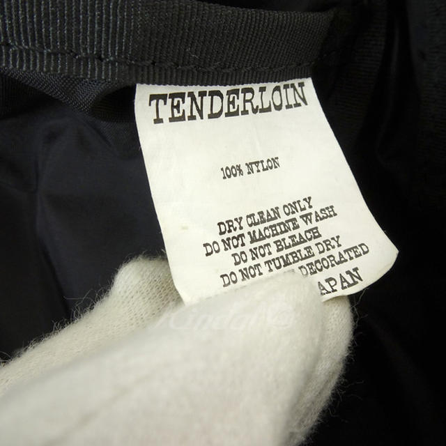 TENDERLOIN(テンダーロイン)のtenderloin ボルネオスカル  リュック 黒 テンダーロイン×ポーター メンズのバッグ(バッグパック/リュック)の商品写真