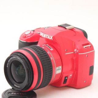 ペンタックス(PENTAX)の⭐️新品WiFi SD カード付属☆希少レッド☆ペンタックス K−xレンズセット(デジタル一眼)