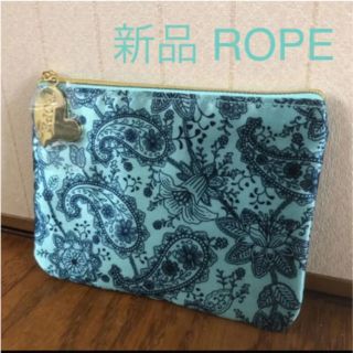 ロペ(ROPE’)の新品❤️未使用 ROPE ペイズリー柄ポーチ(ポーチ)